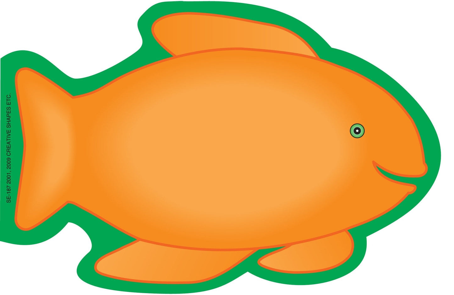 SHAPES ETC. Large Notepad - Fish