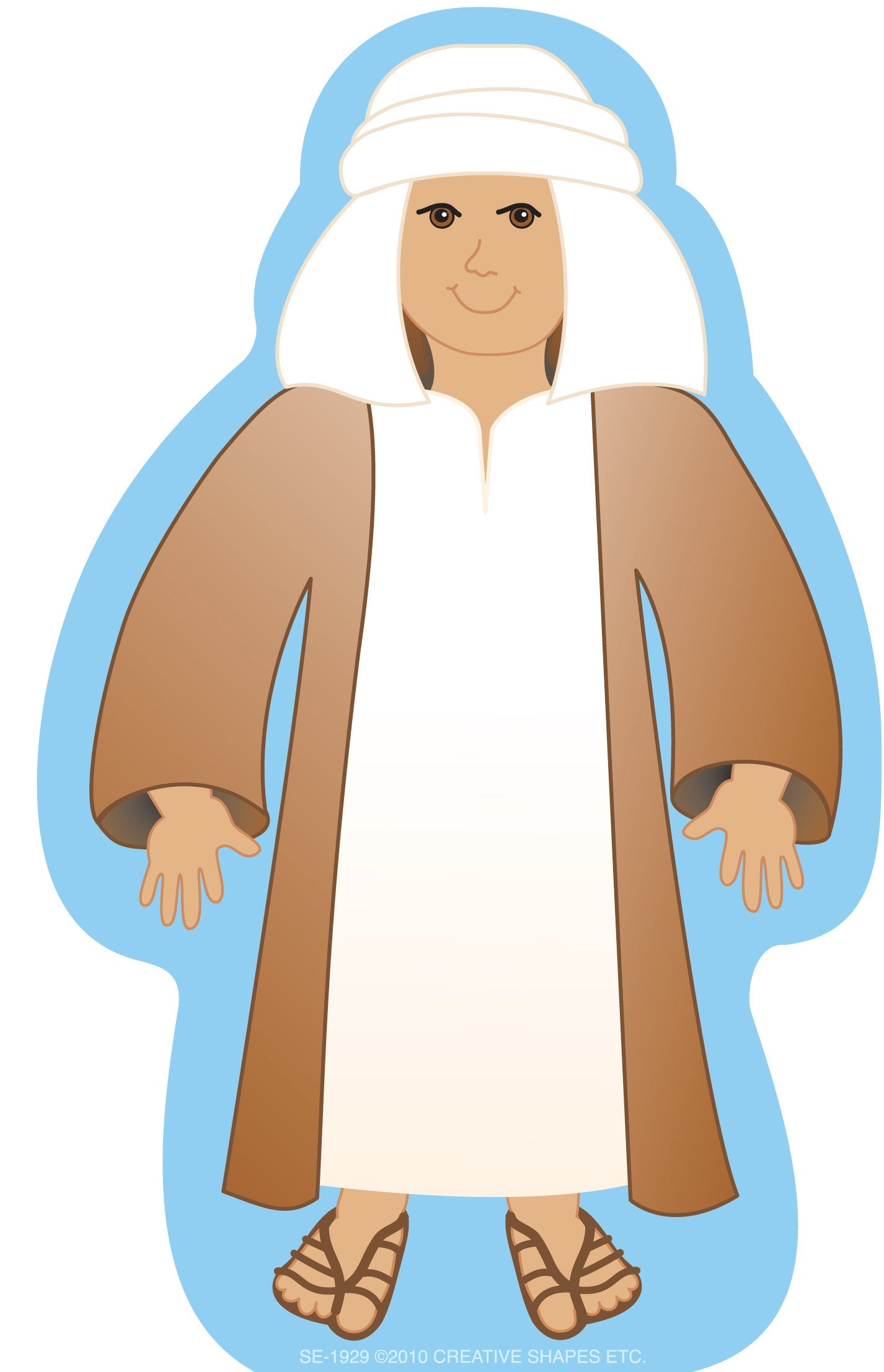 SHAPES ETC. Large Notepad - Holyland Boy