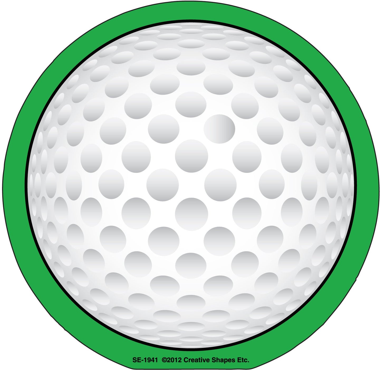 SHAPES ETC. Large Notepad - Golf Ball