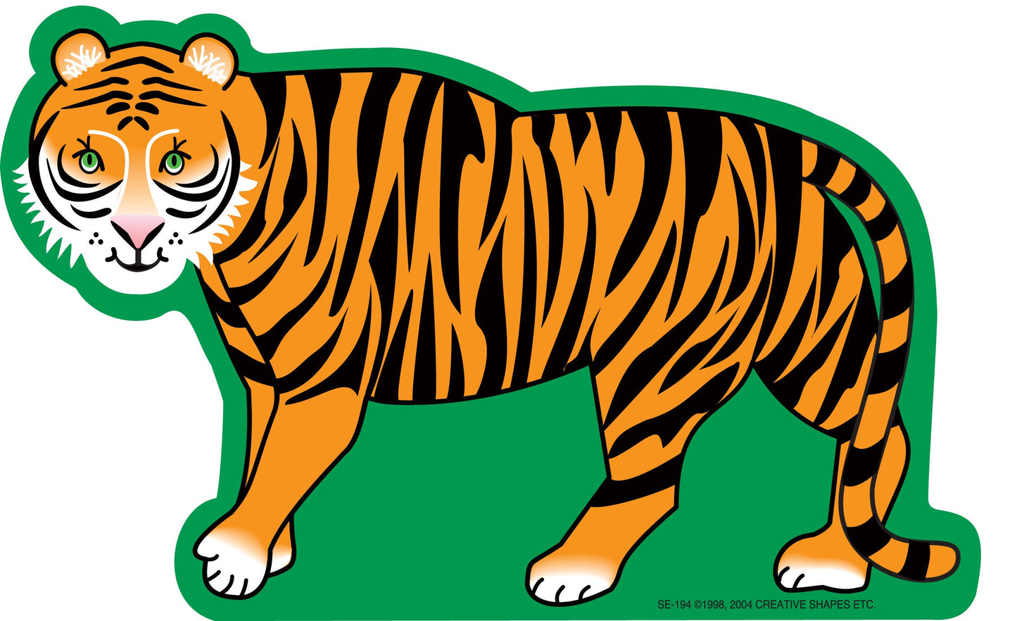 SHAPES ETC. Large Notepad - Tiger