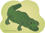 SHAPES ETC. Large Notepad - Gator