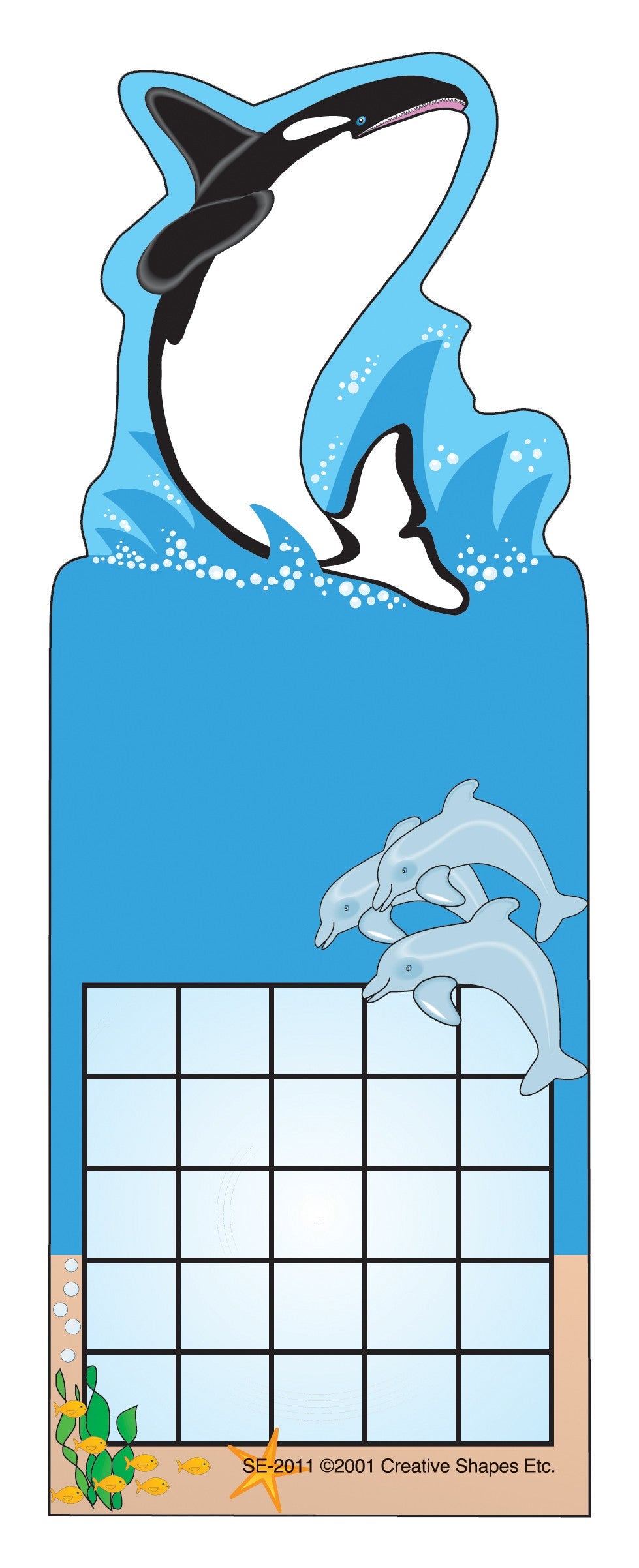 SHAPES ETC. Personal Incentive Chart - Ocean