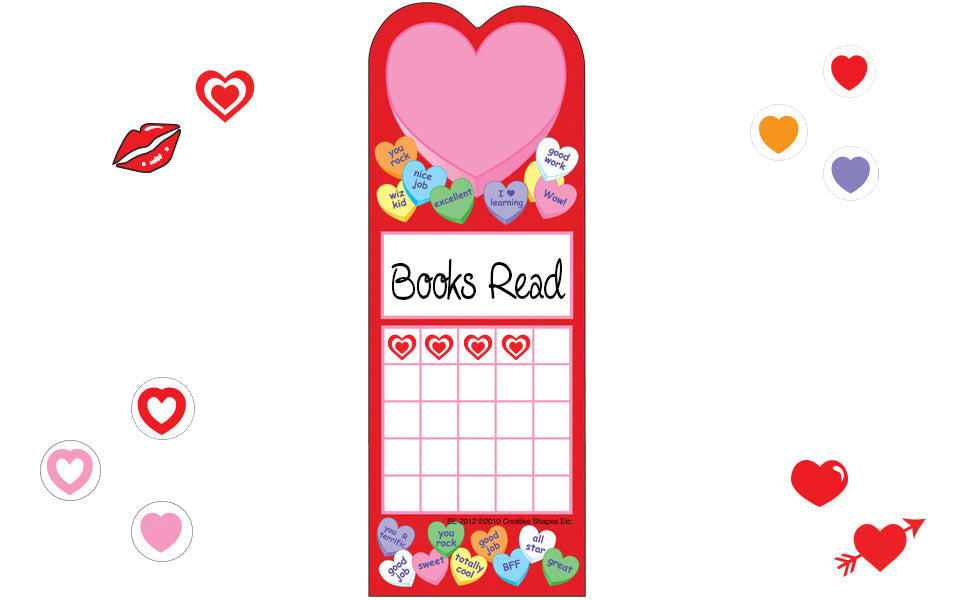 SHAPES ETC. Personal Incentive Chart - Heart
