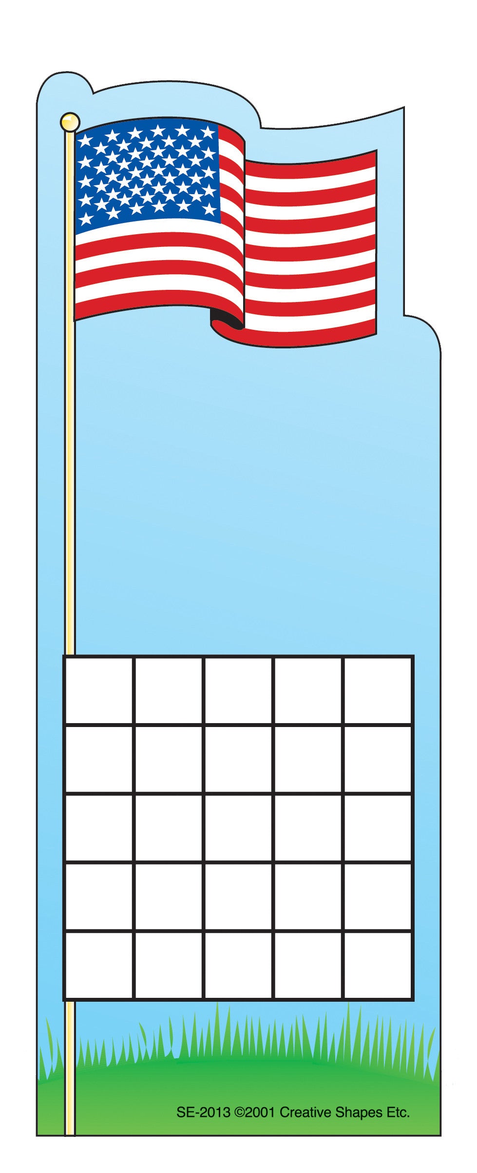 SHAPES ETC. Personal Incentive Chart - Flag