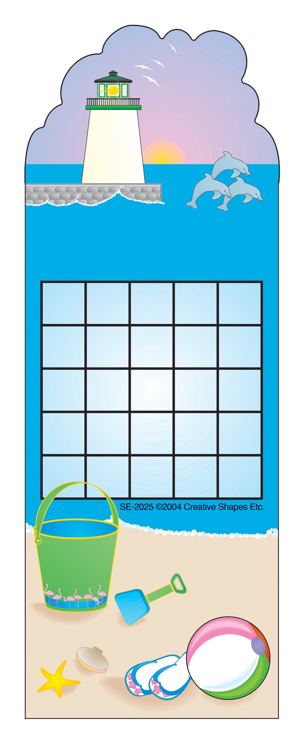 SHAPES ETC. Personal Incentive Chart - Beach