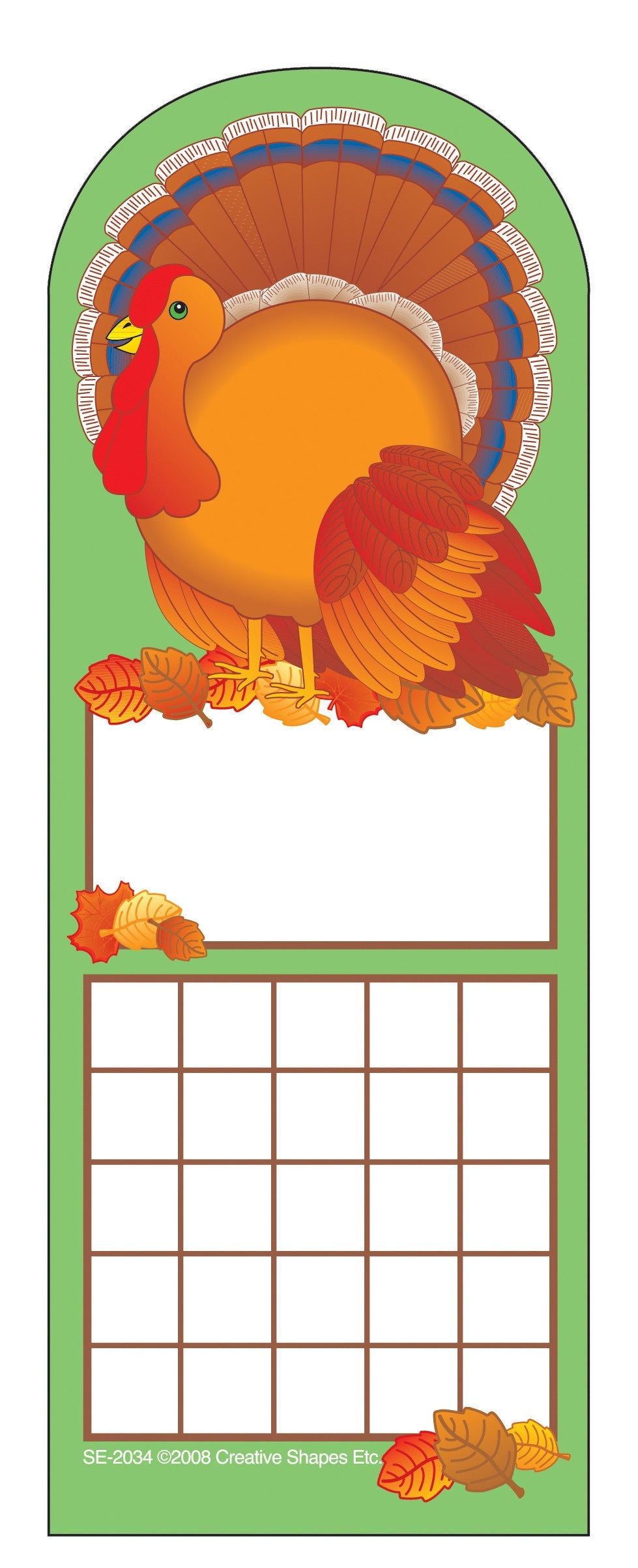 SHAPES ETC. Personal Incentive Chart - Turkey
