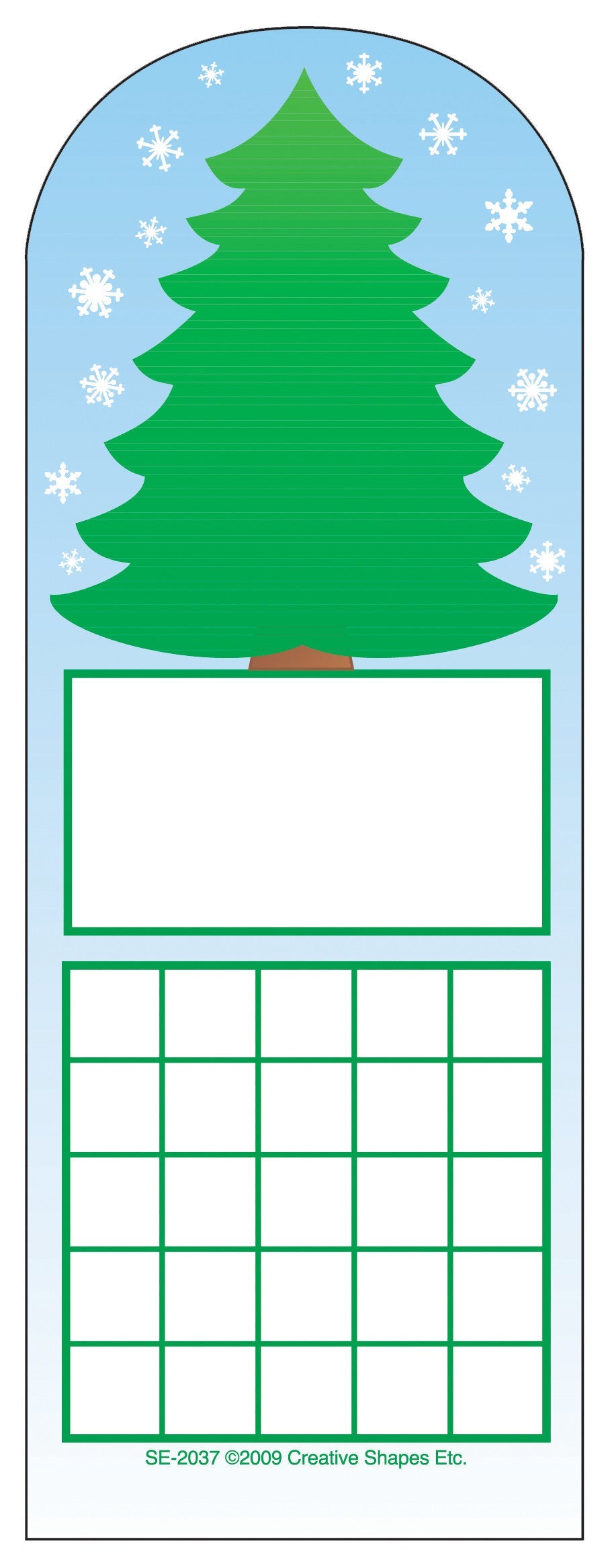 SHAPES ETC. Personal Incentive Chart - Fir Tree