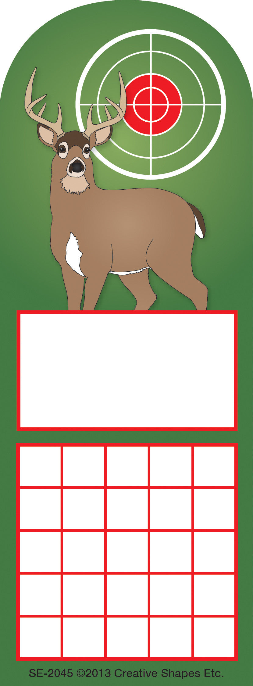 SHAPES ETC. Personal Incentive Chart - Deer