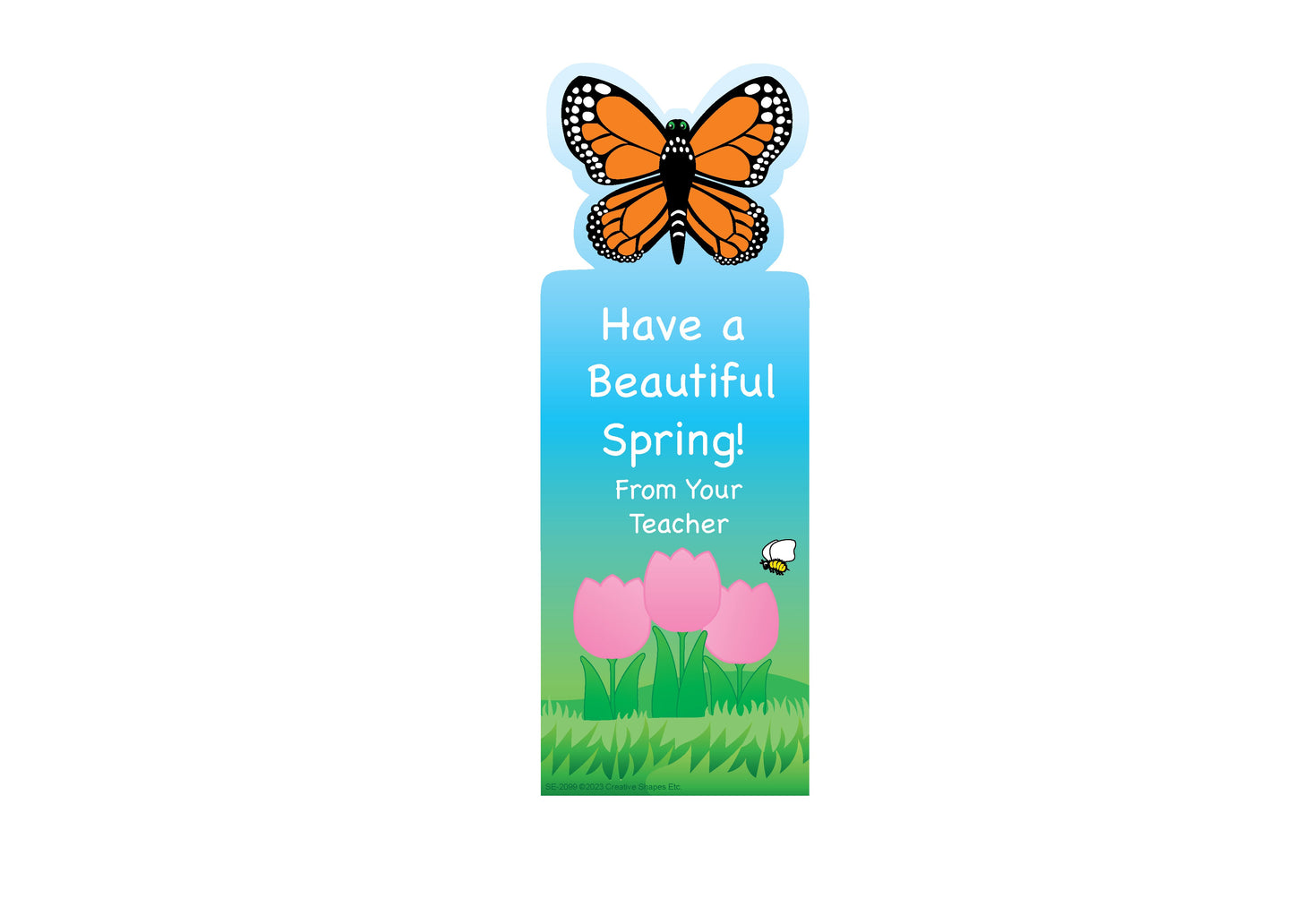 SHAPES ETC.From Your Teacher Bookmarks - Beautiful Spring