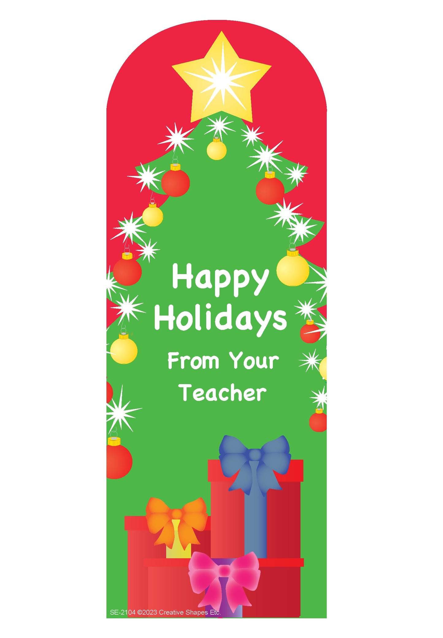 SHAPES ETC. Your Teacher Bookmarks - Holidays