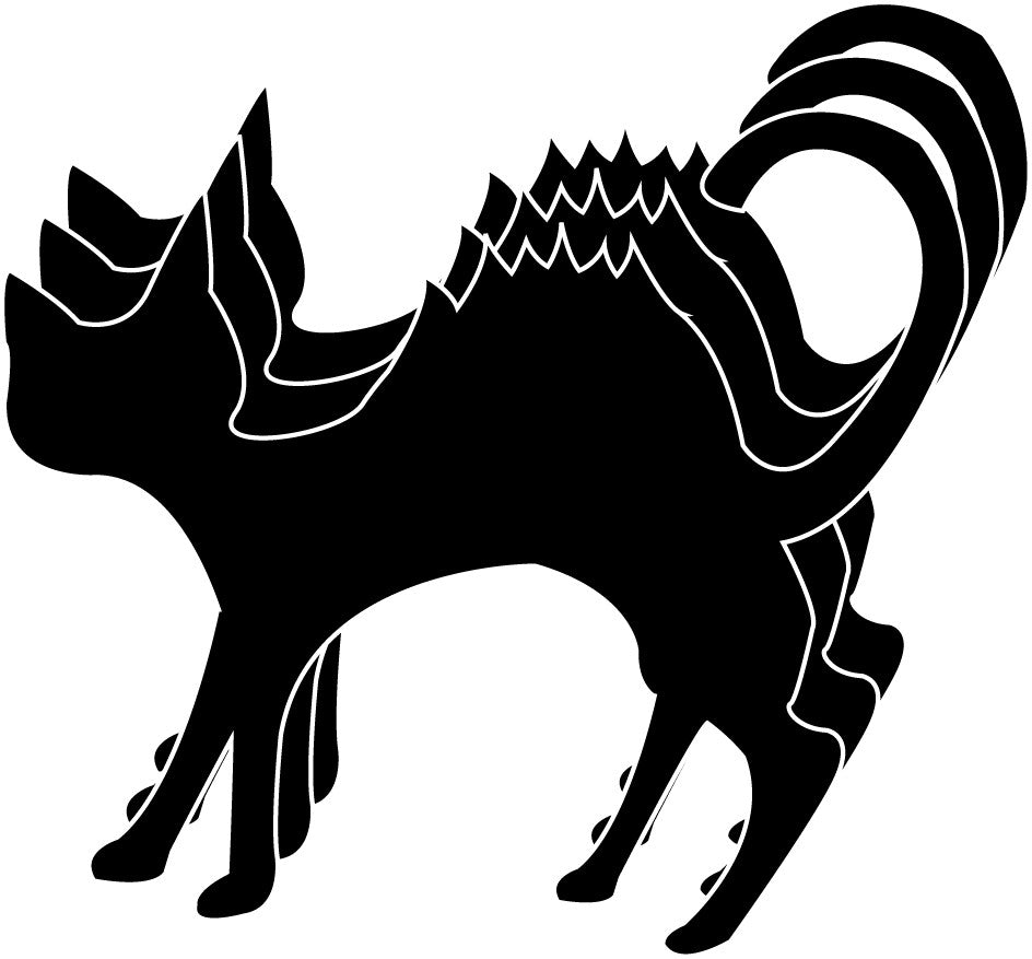SHAPES ETC. Small Single Color Creative Foam Cut-Outs - Cat