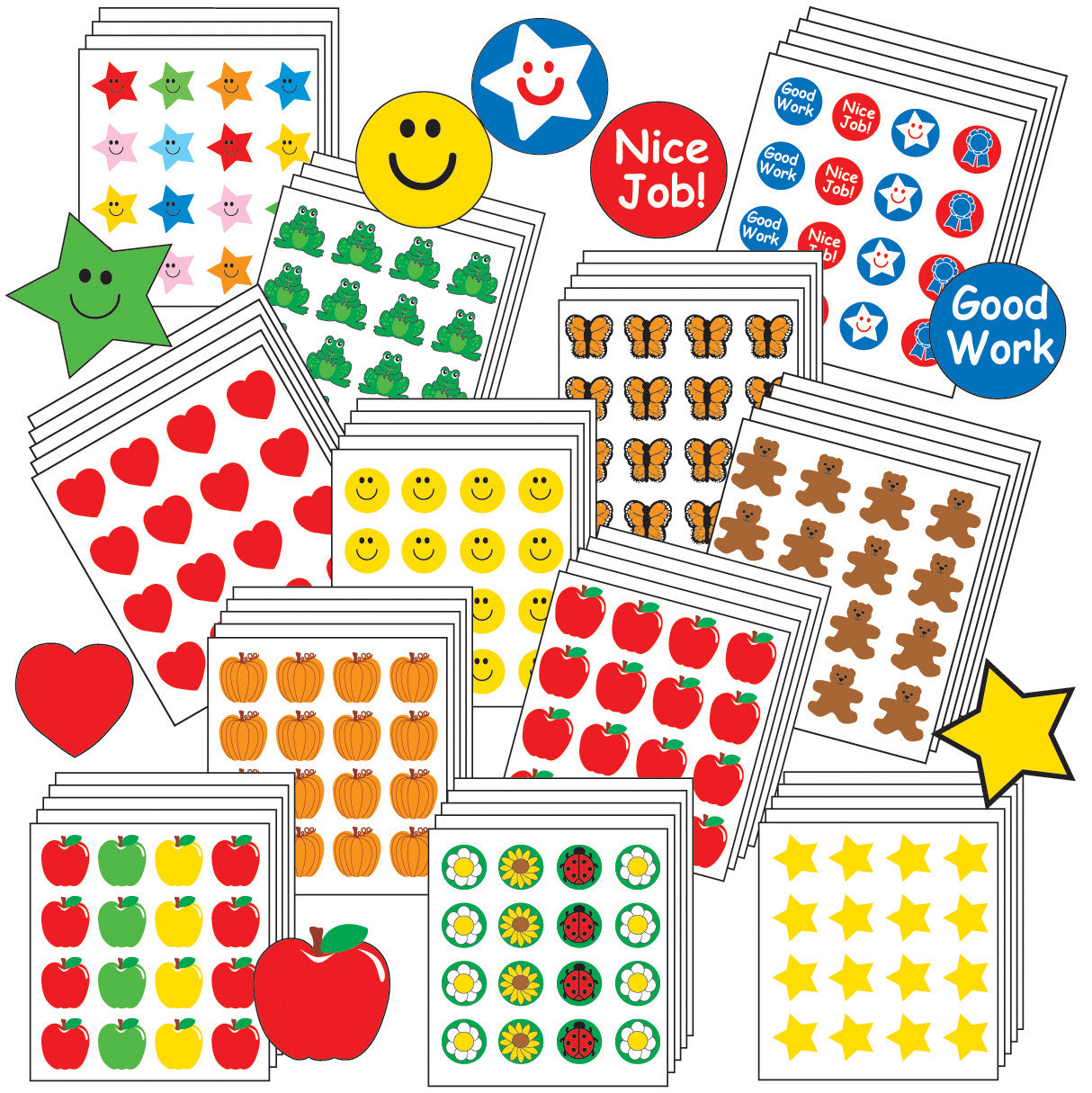 SHAPES ETC. Sticker Bargain Bags
