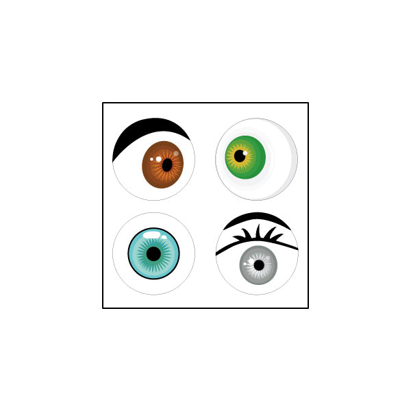 SHAPES ETC. Incentive Stickers - Wiggly Eyes