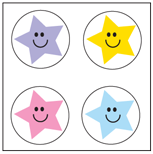 SHAPES ETC. Incentive Stickers - Star (Pack of 1728)