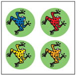 SHAPES ETC. Incentive Stickers - Tree Frog (Pack of 1728)