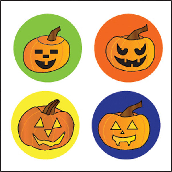 SHAPES ETC. Incentive Stickers - Carved Pumpkins