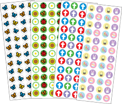 SHAPES ETC. Sticker Set - Easter