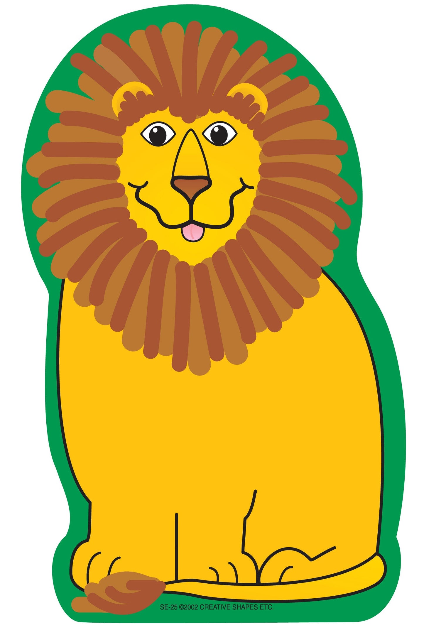 SHAPES ETC. Large Notepad - Lion