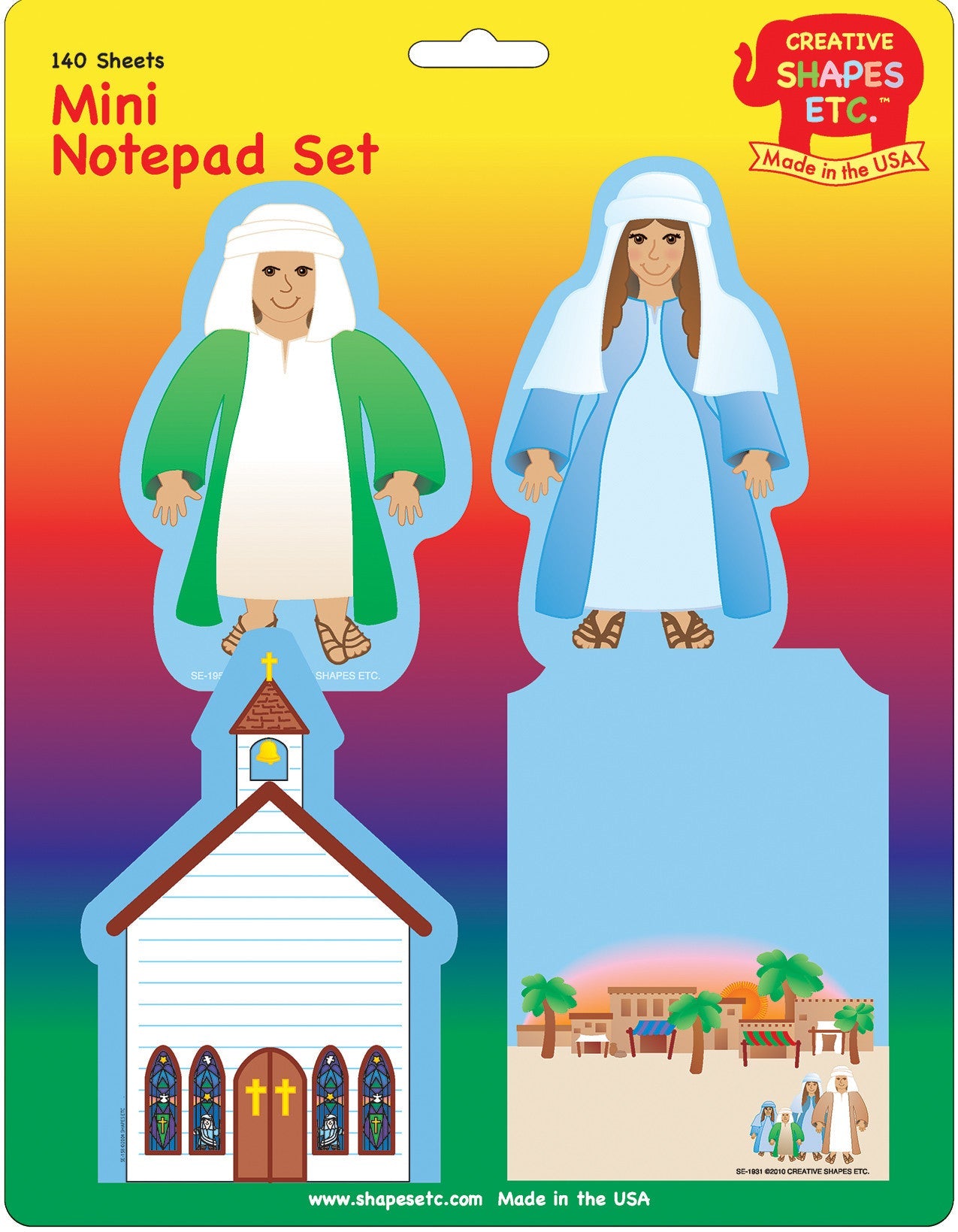 SHAPES ETC. Mini Notepad Set - Holyland