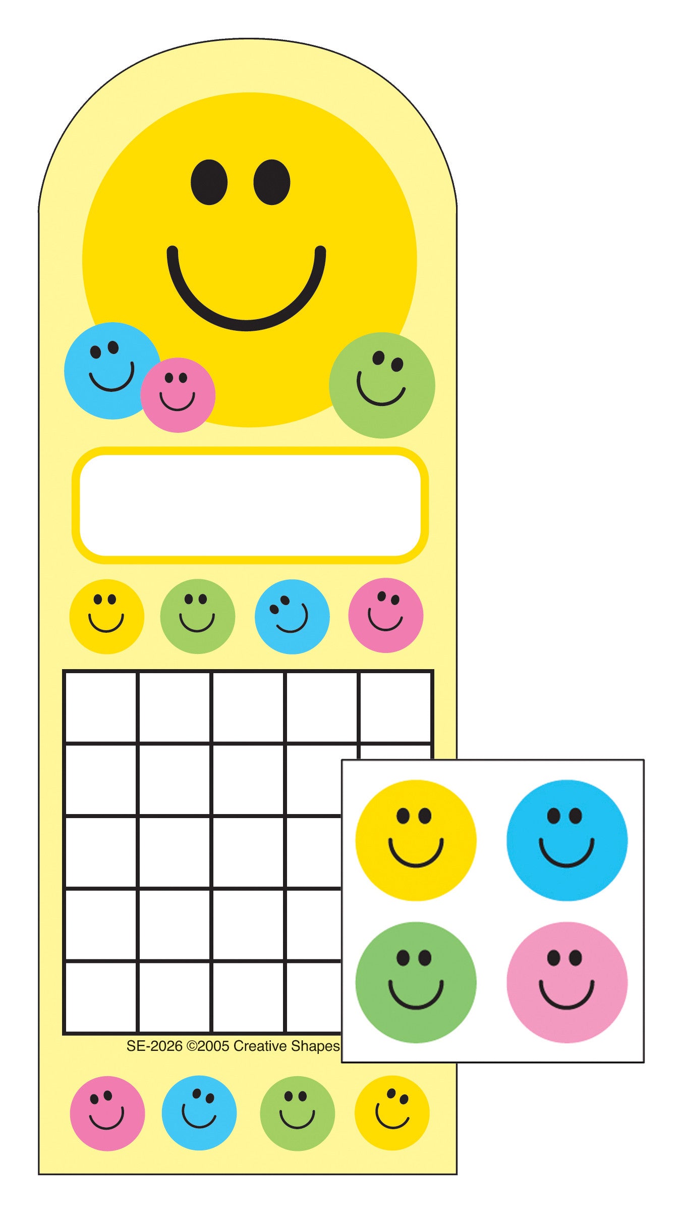 SHAPES ETC. Incentive Sticker Set - Smile