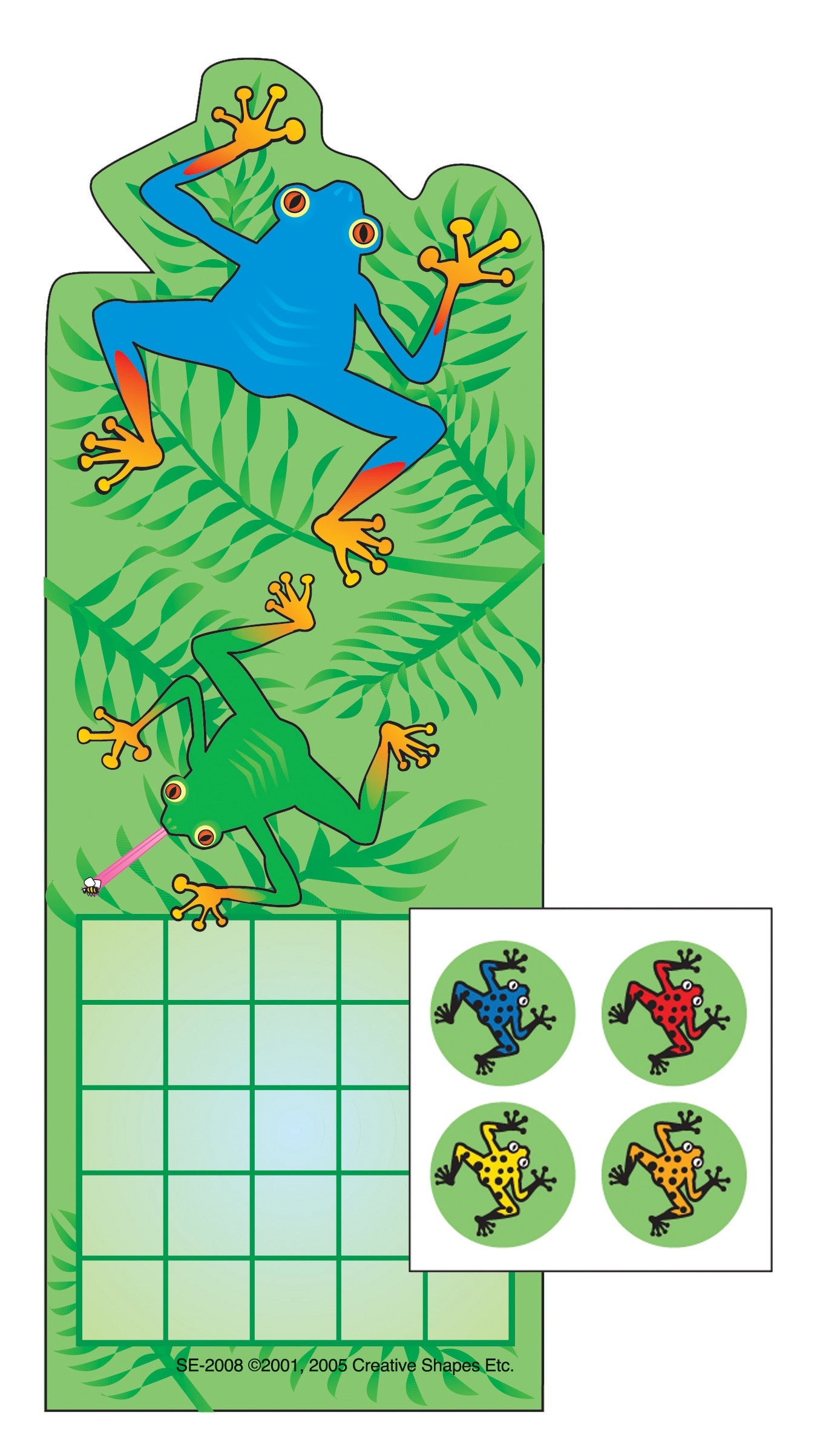 SHAPES ETC. Incentive Sticker Set - Tree Frog