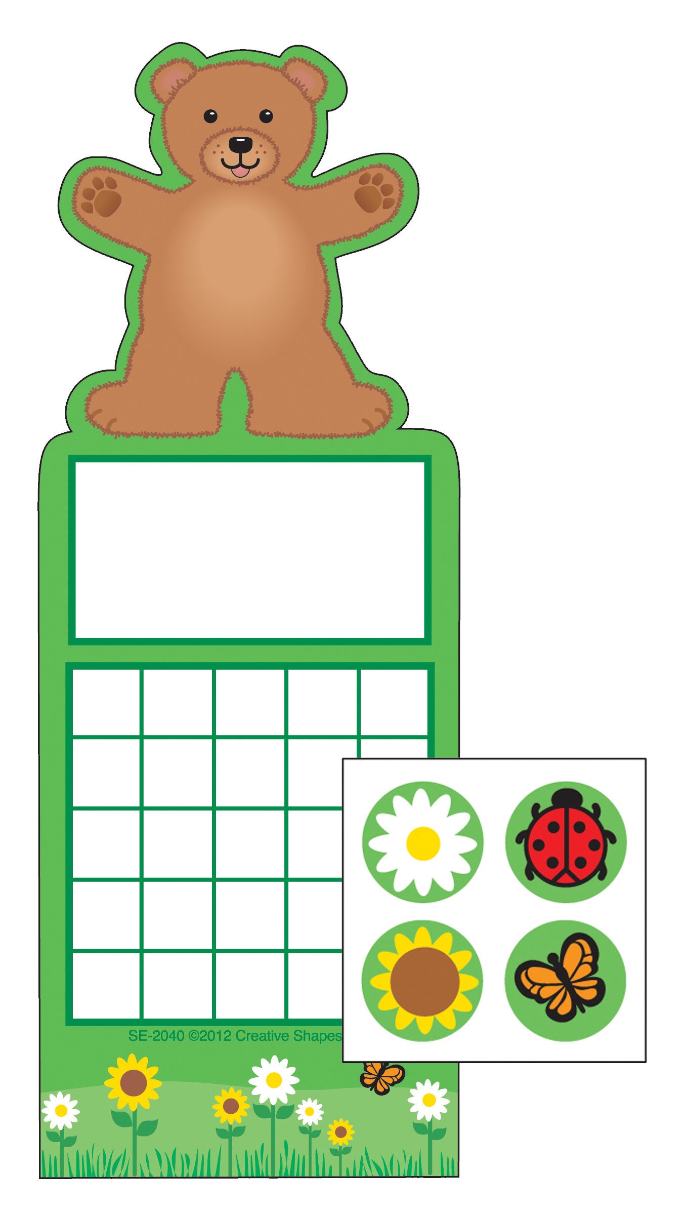 SHAPES ETC. Incentive Sticker Set - Teddy Bear