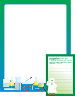 SHAPES ETC. Notes & Quotes Writing Set - Insanity