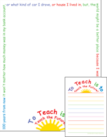SHAPES ETC. Notes & Quotes Writing Set - Touch the Future