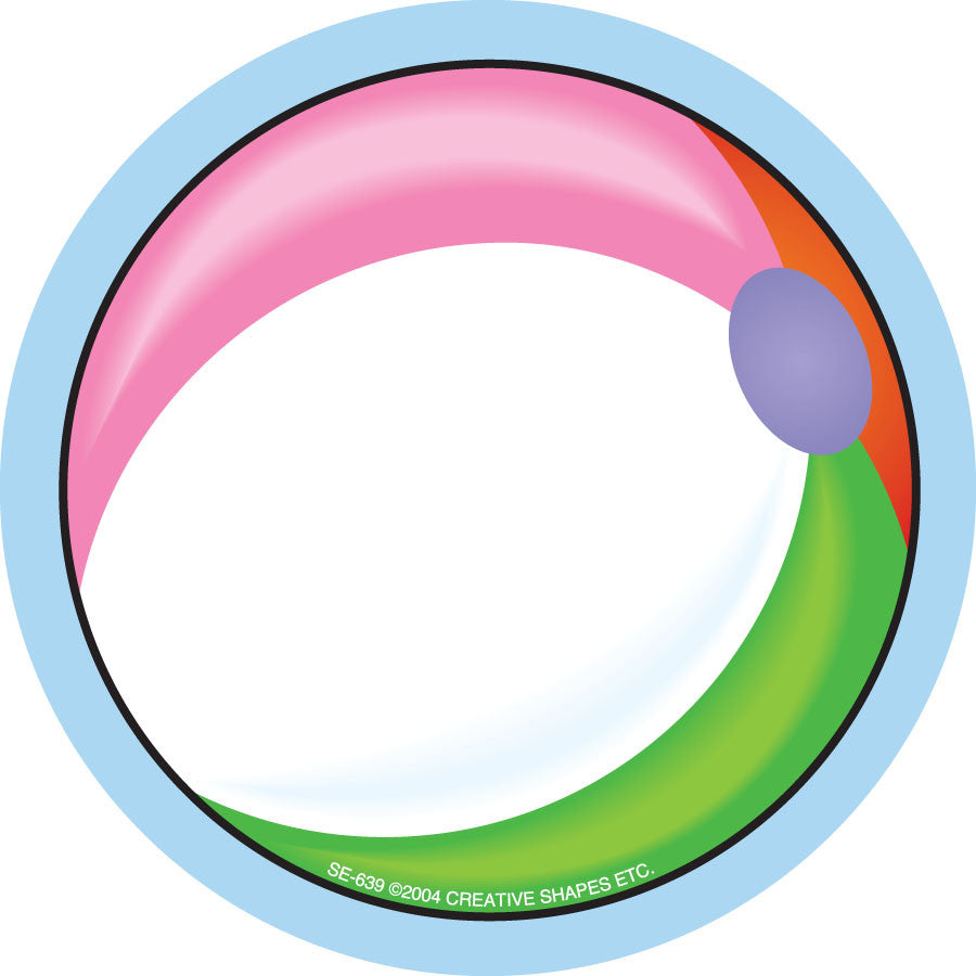 SHAPES ETC. Mini Notepad - Beach Ball