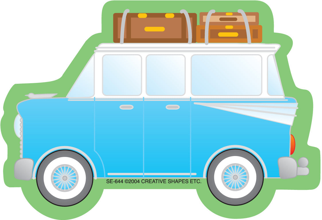 SHAPES ETC. Mini Notepad - Retro Car