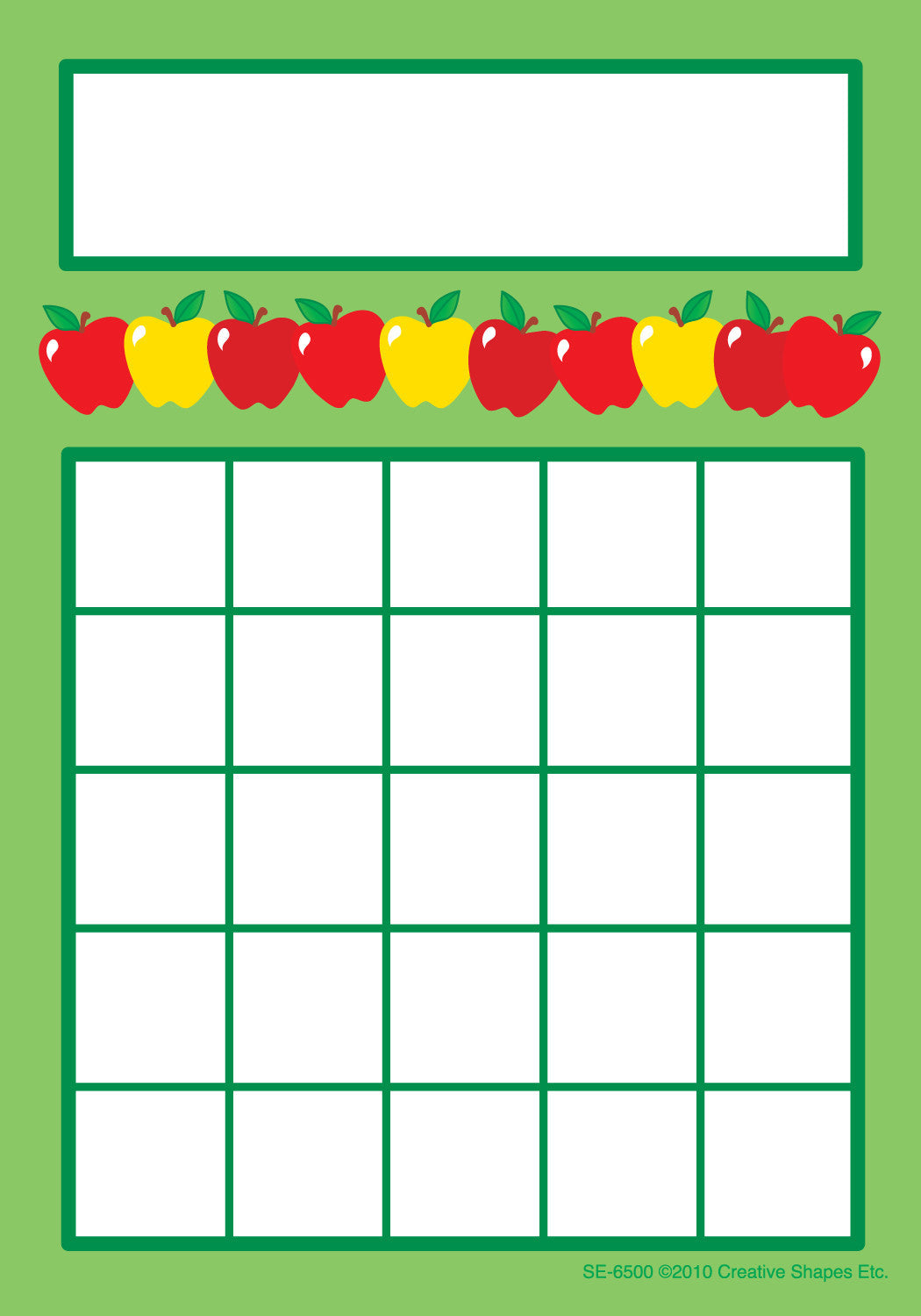 SHAPES ETC. Progress Pads - Apple