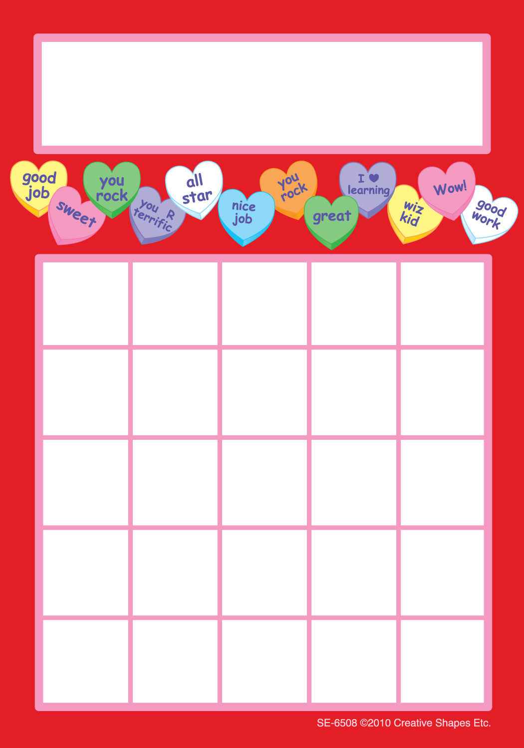 SHAPES ETC. Progress Pads - Love Your Work