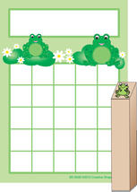 SHAPES ETC. Progress Pad/ Stamp Set - Frogs
