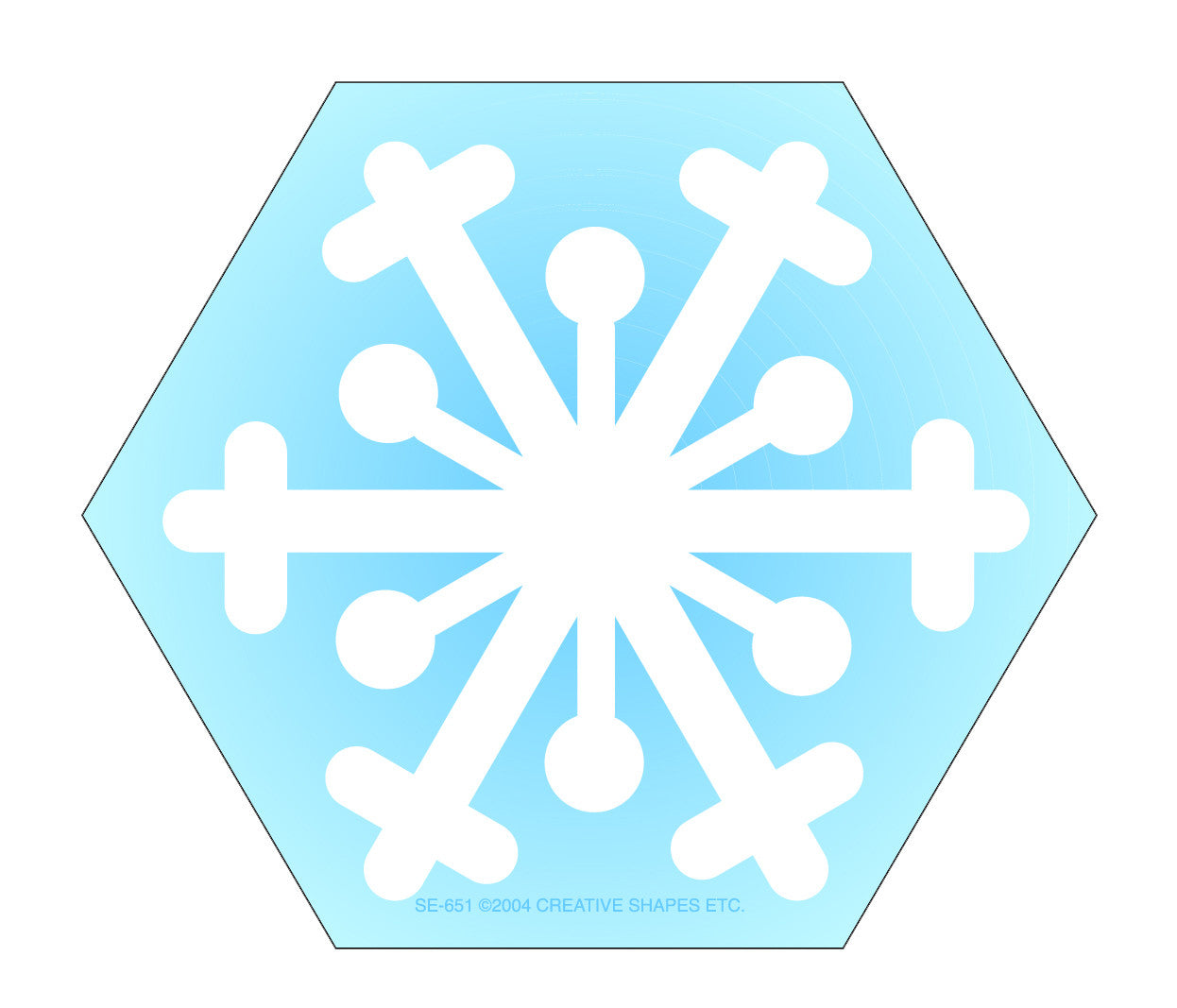 SHAPES ETC. Mini Notepad - Snowflake