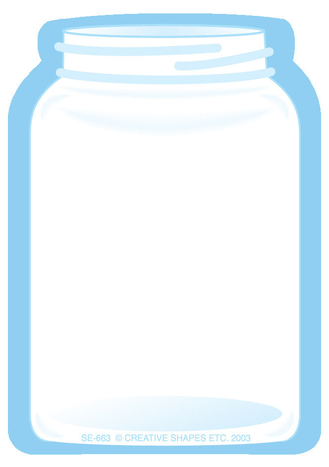 SHAPES ETC. Mini Notepad - Jar