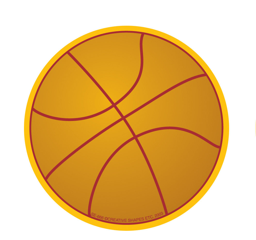 SHAPES ETC. Mini Notepad - Basketball