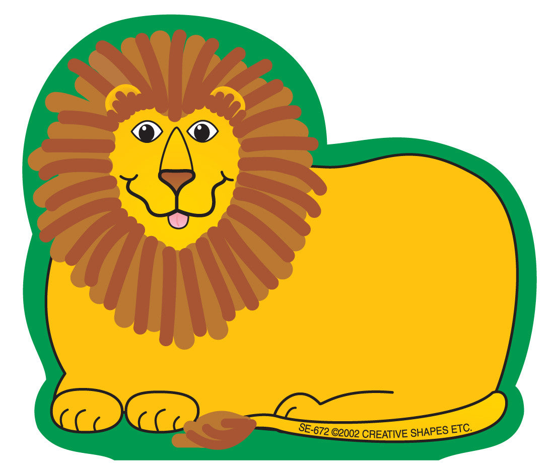 SHAPES ETC. Mini Notepad - Lion