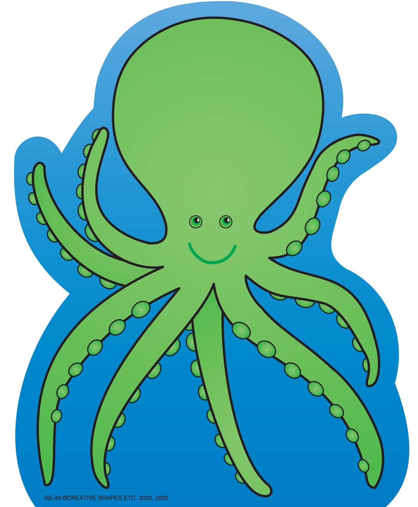 SHAPES ETC. Mini Notepad - Octopus