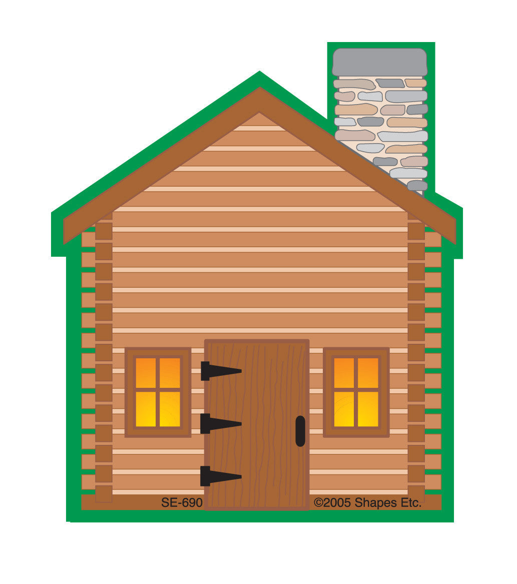 SHAPES ETC. Mini Notepad - Cabin