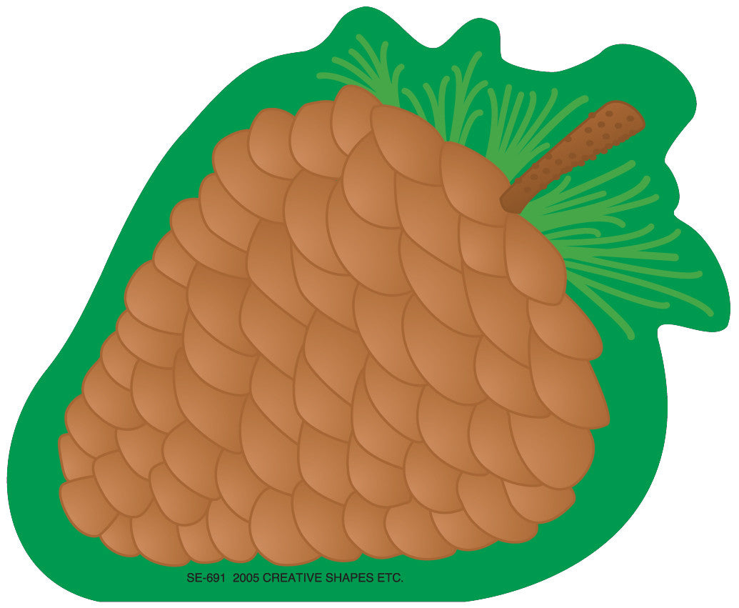 SHAPES ETC. Mini Notepad - Pine Cone