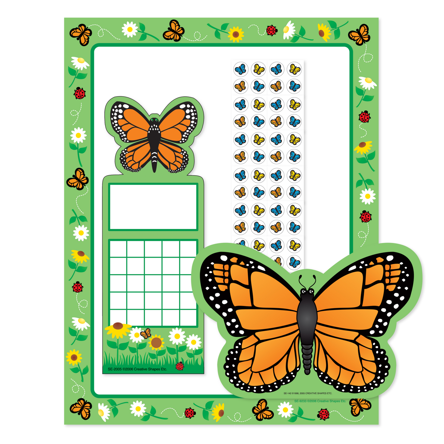 SHAPES ETC. Stationery Set - Spring