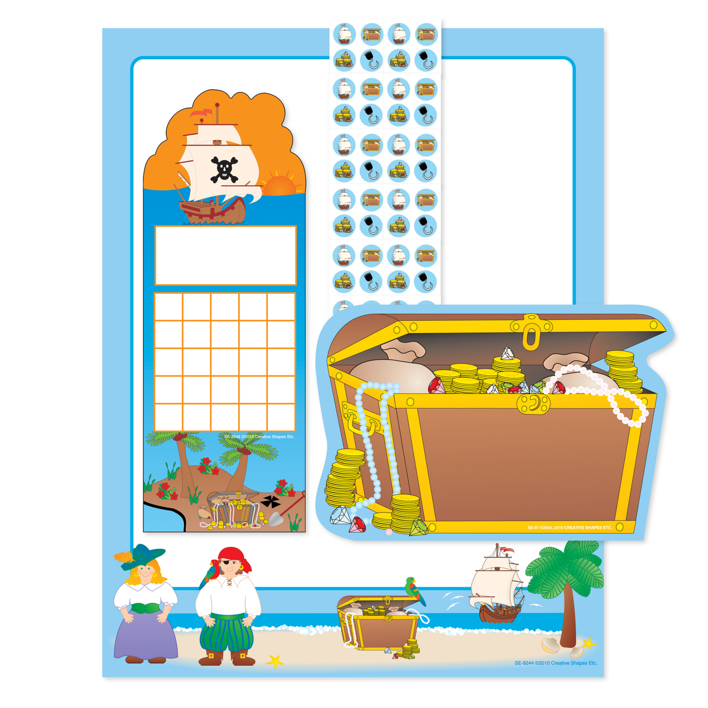 SHAPES ETC. Stationery Set - Pirate