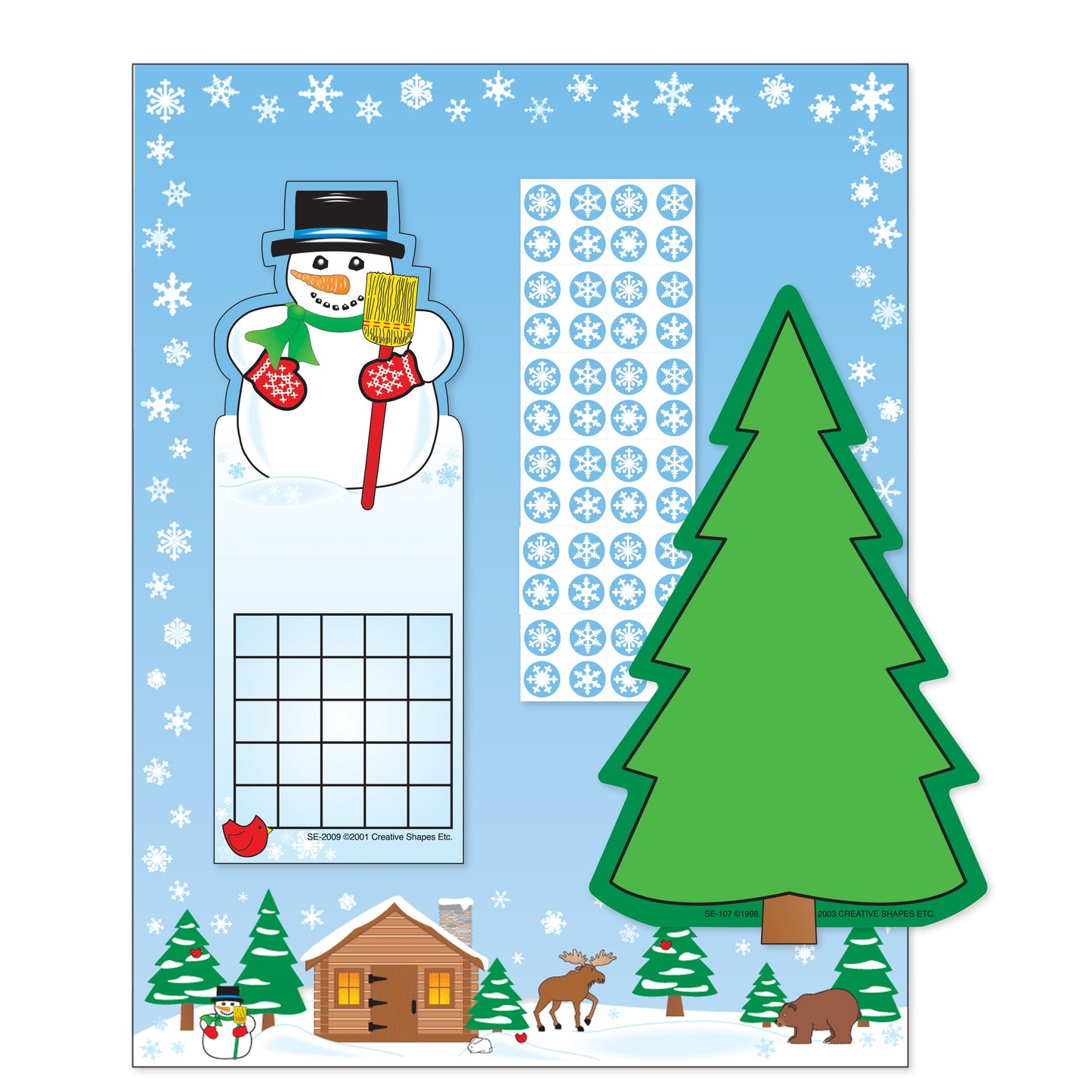 SHAPES ETC. Stationery Set - Winter