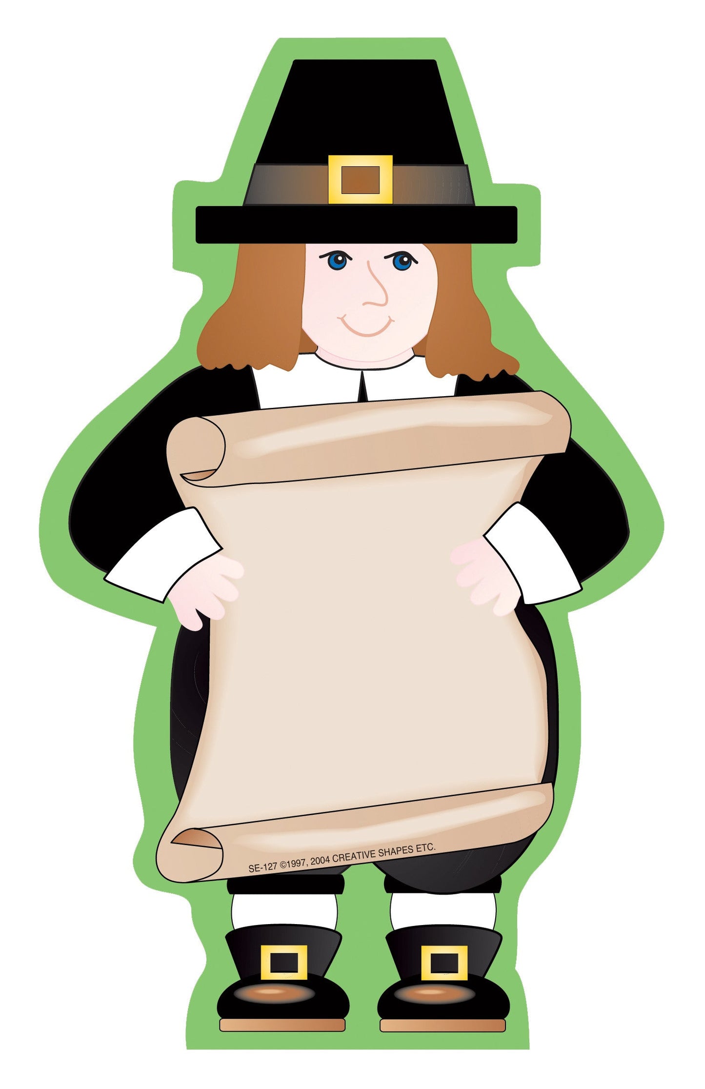 SHAPES ETC. Mini Notepad - Pilgrim Boy