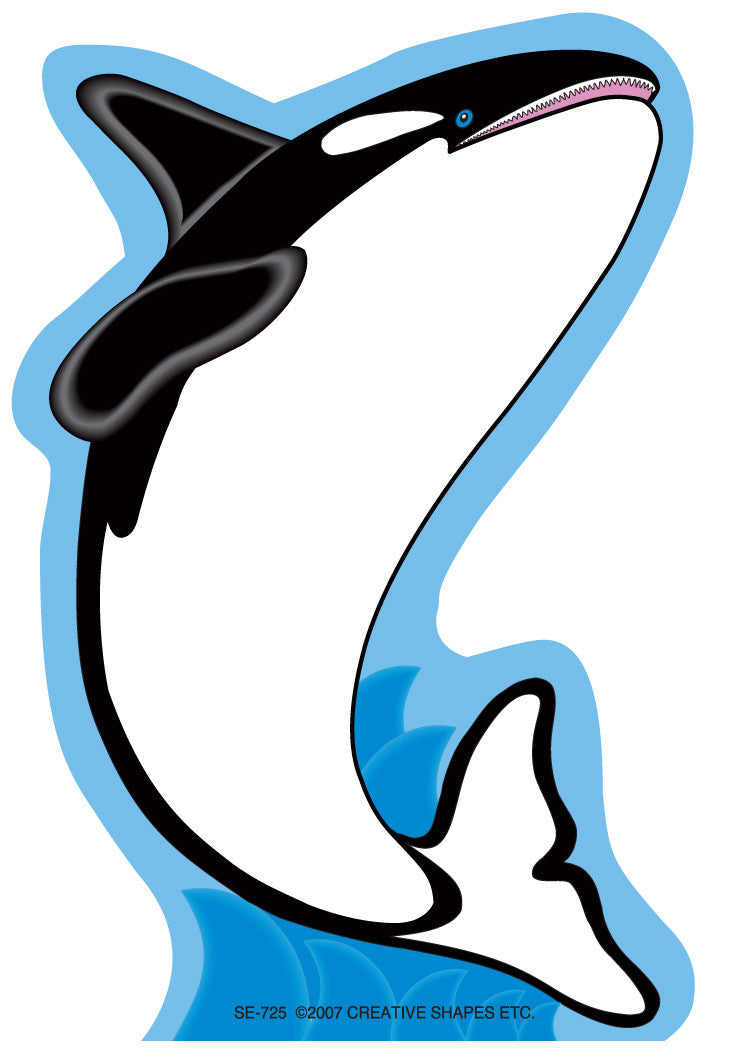 SHAPES ETC. Mini Notepad - Killer Whale