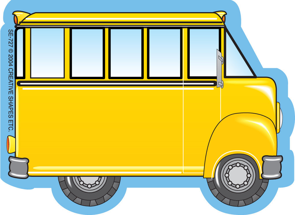 SHAPES ETC. Mini Notepad - School Bus