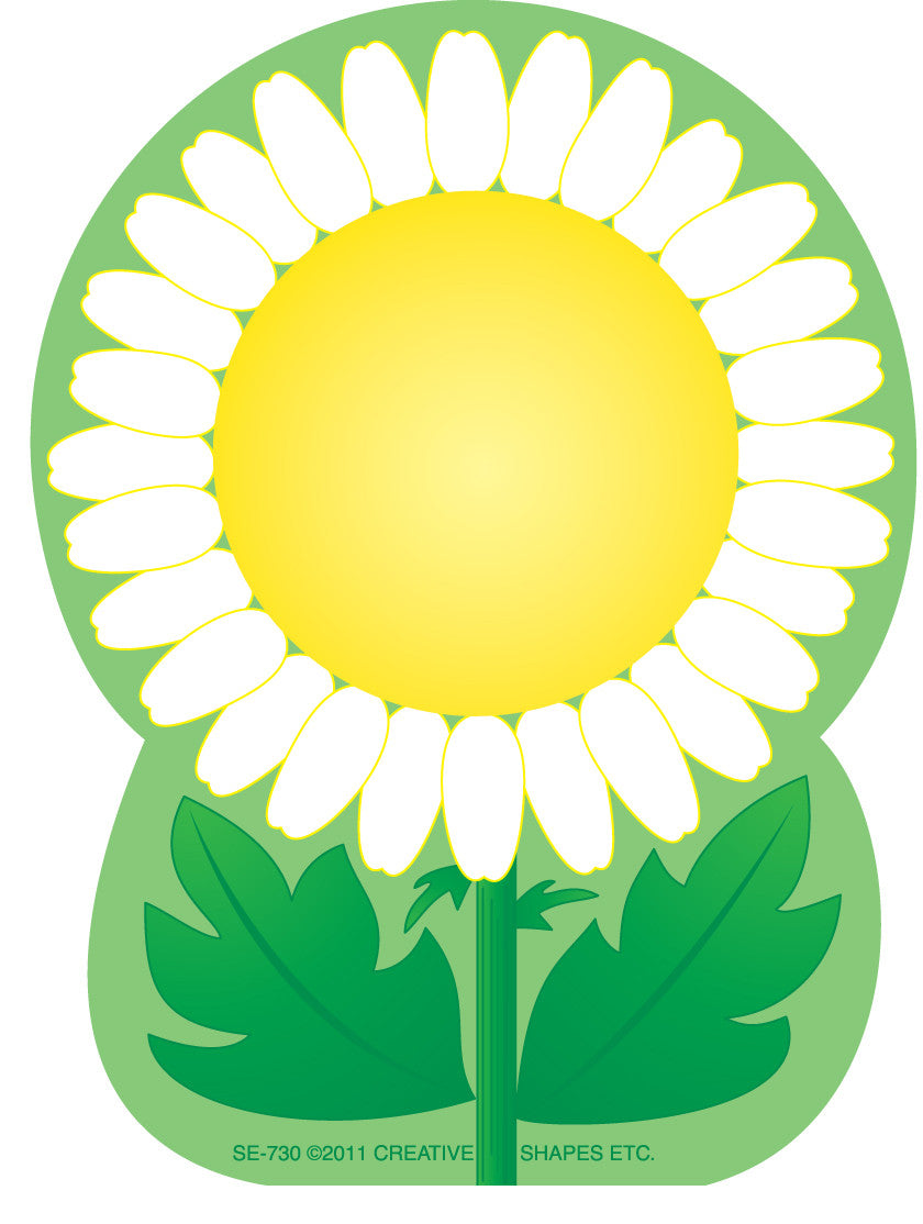 SHAPES ETC. Mini Notepad - Daisy