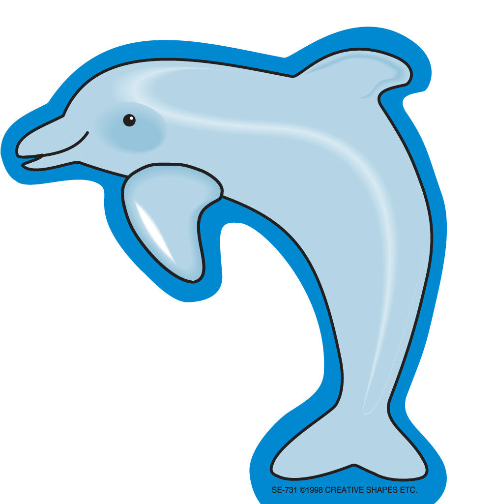 SHAPES ETC. Mini Notepad - Dolphin