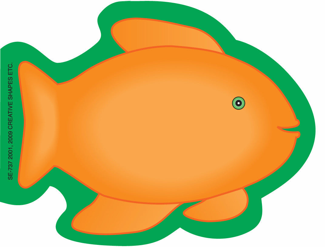 SHAPES ETC. Mini Notepad - Fish