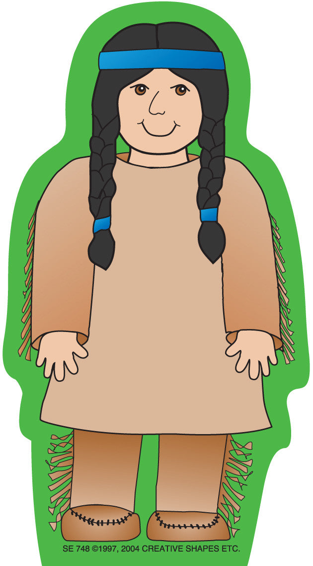 SHAPES ETC. Mini Notepad - Native American Boy